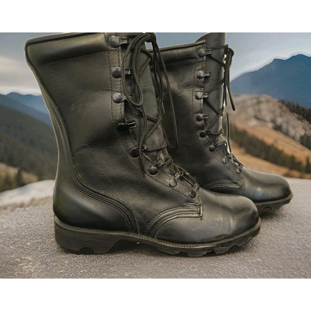 Vintage RO Search Combat Military Boots Black Size 5.5W EUC